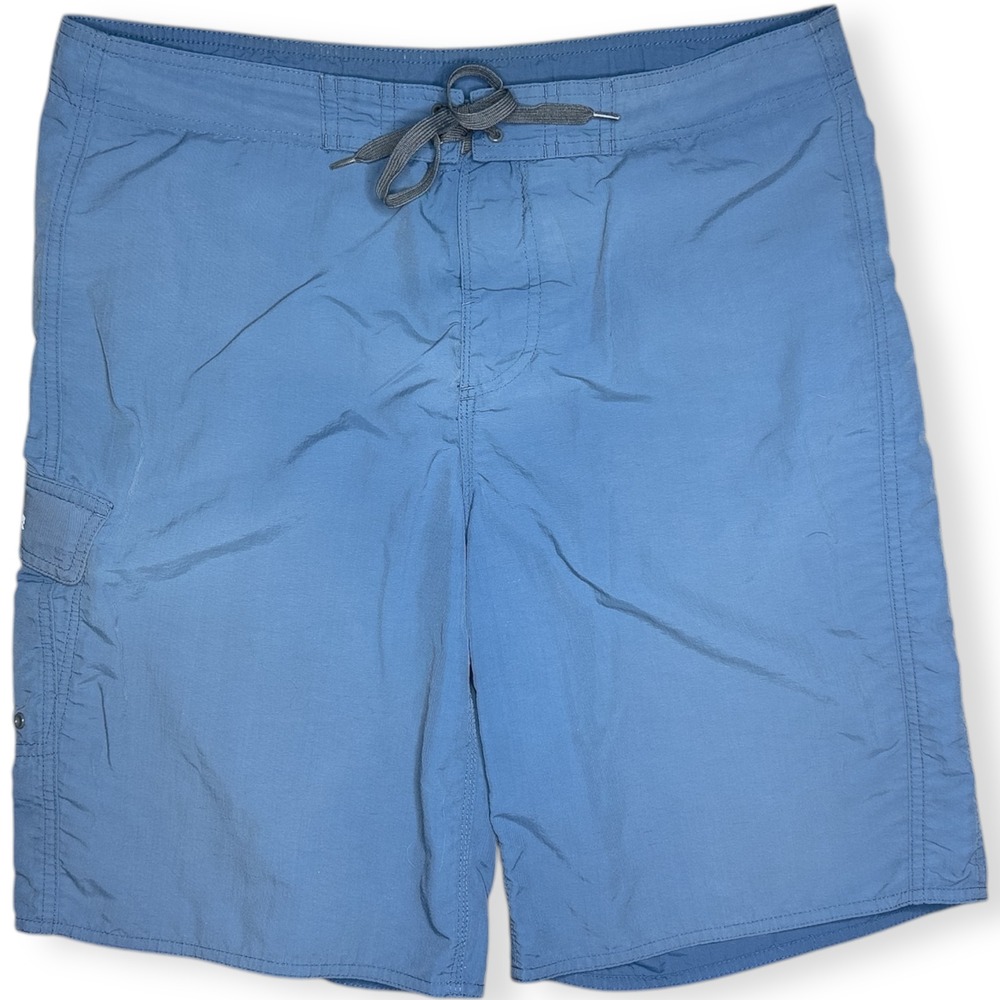 Eddie Bauer Sport Men's Medium Cargo Shorts Outdoor Hiking 100% Nylon Mesh Lined